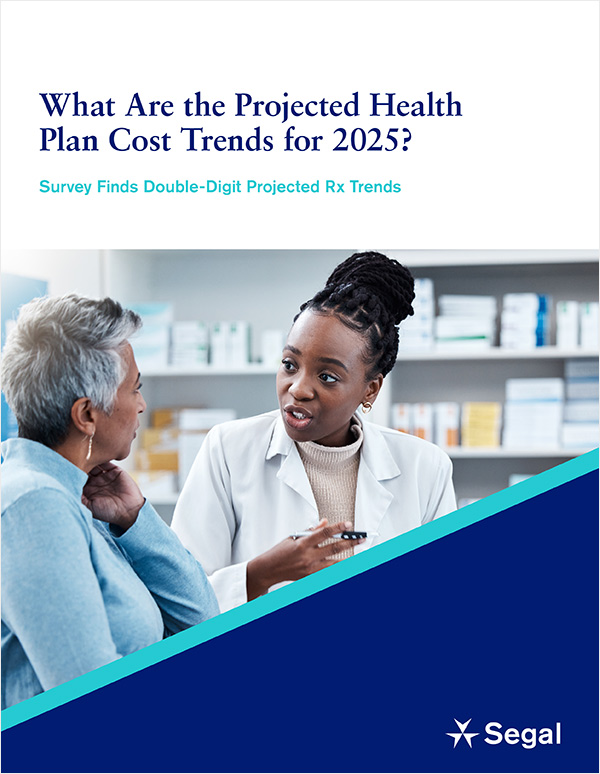 2025 Segal Health Plan Cost Trend Survey cover page